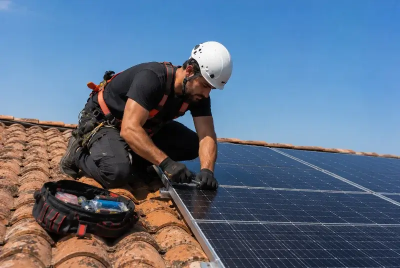 Maintenance et monitoring de panneaux solaires à Pont-Saint-Martin