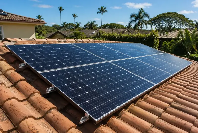 Installation de panneaux solaires à Pont-Saint-Martin